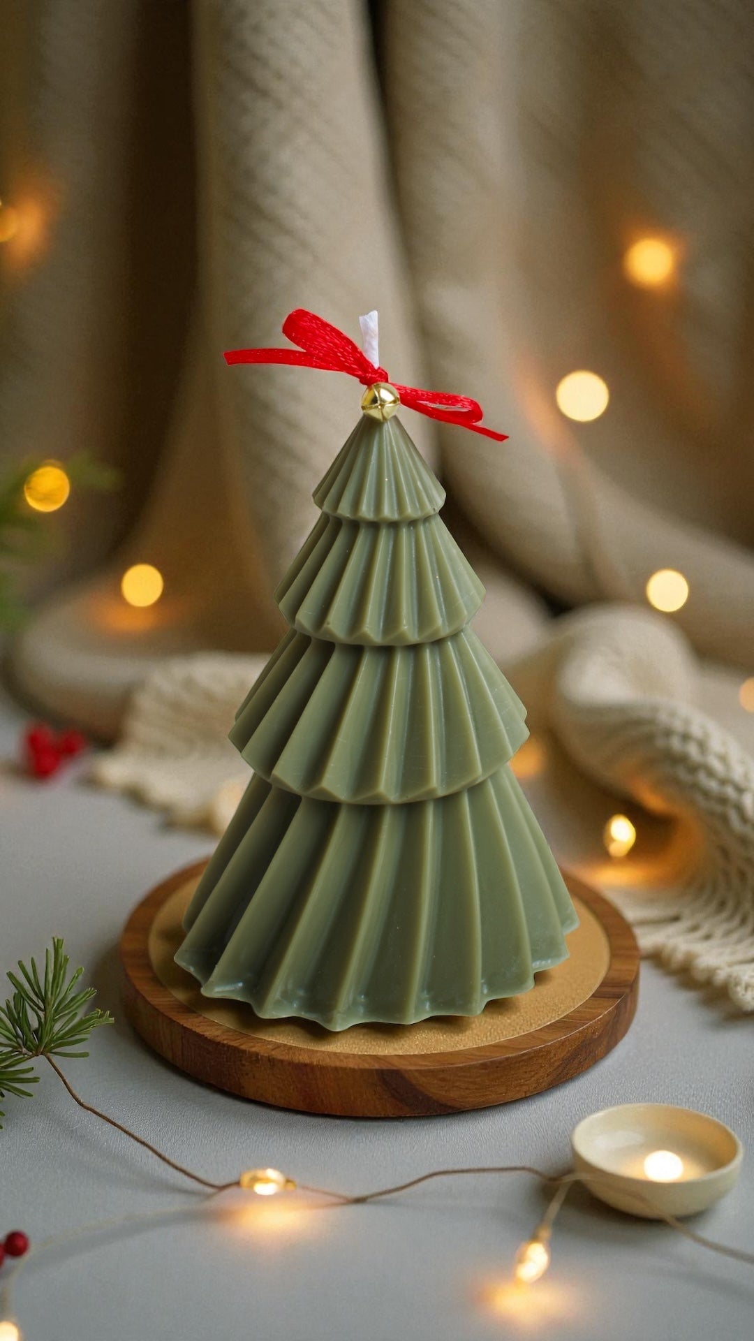 Christmas tree candle