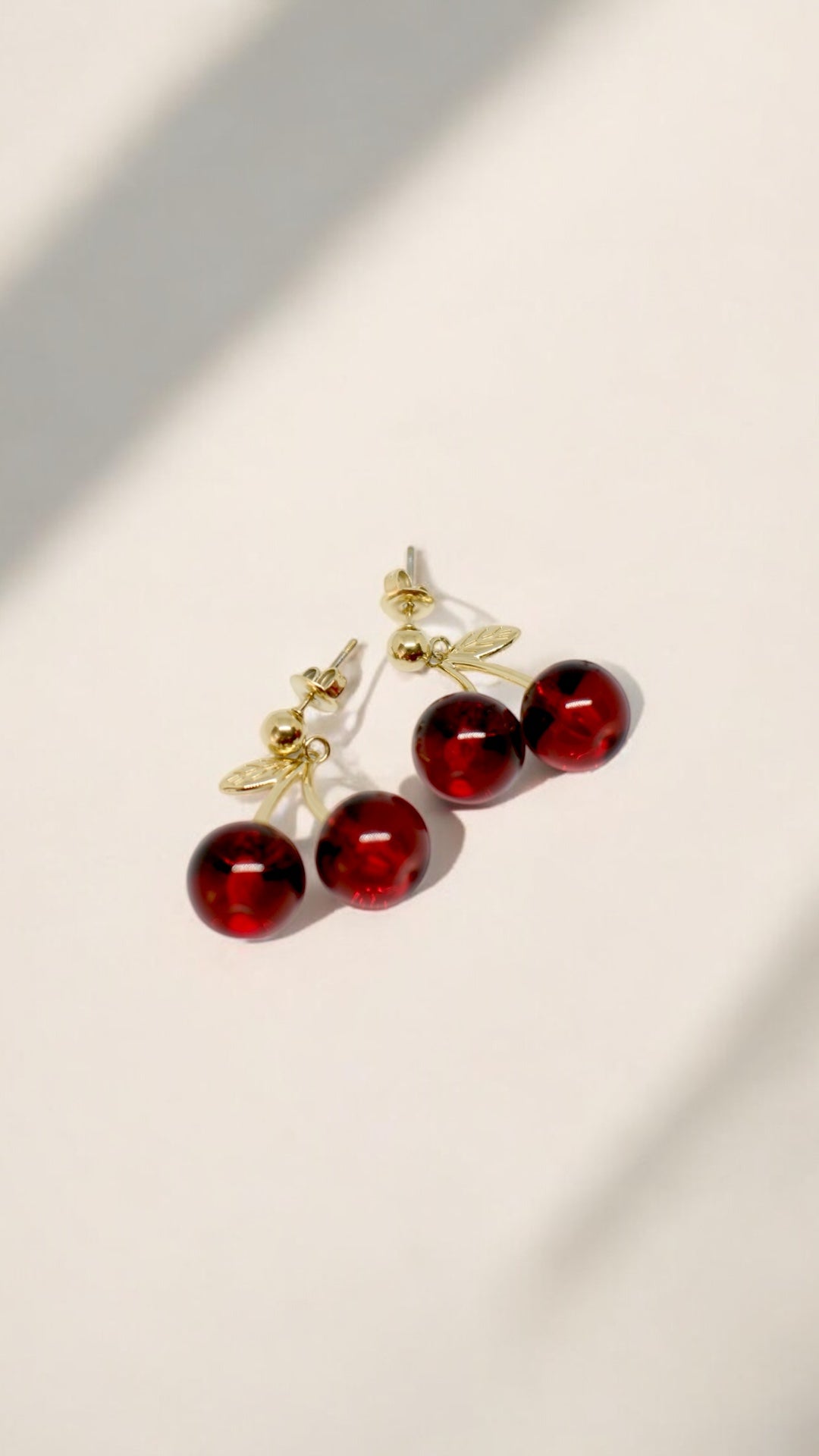 Cherry Gold Earrings