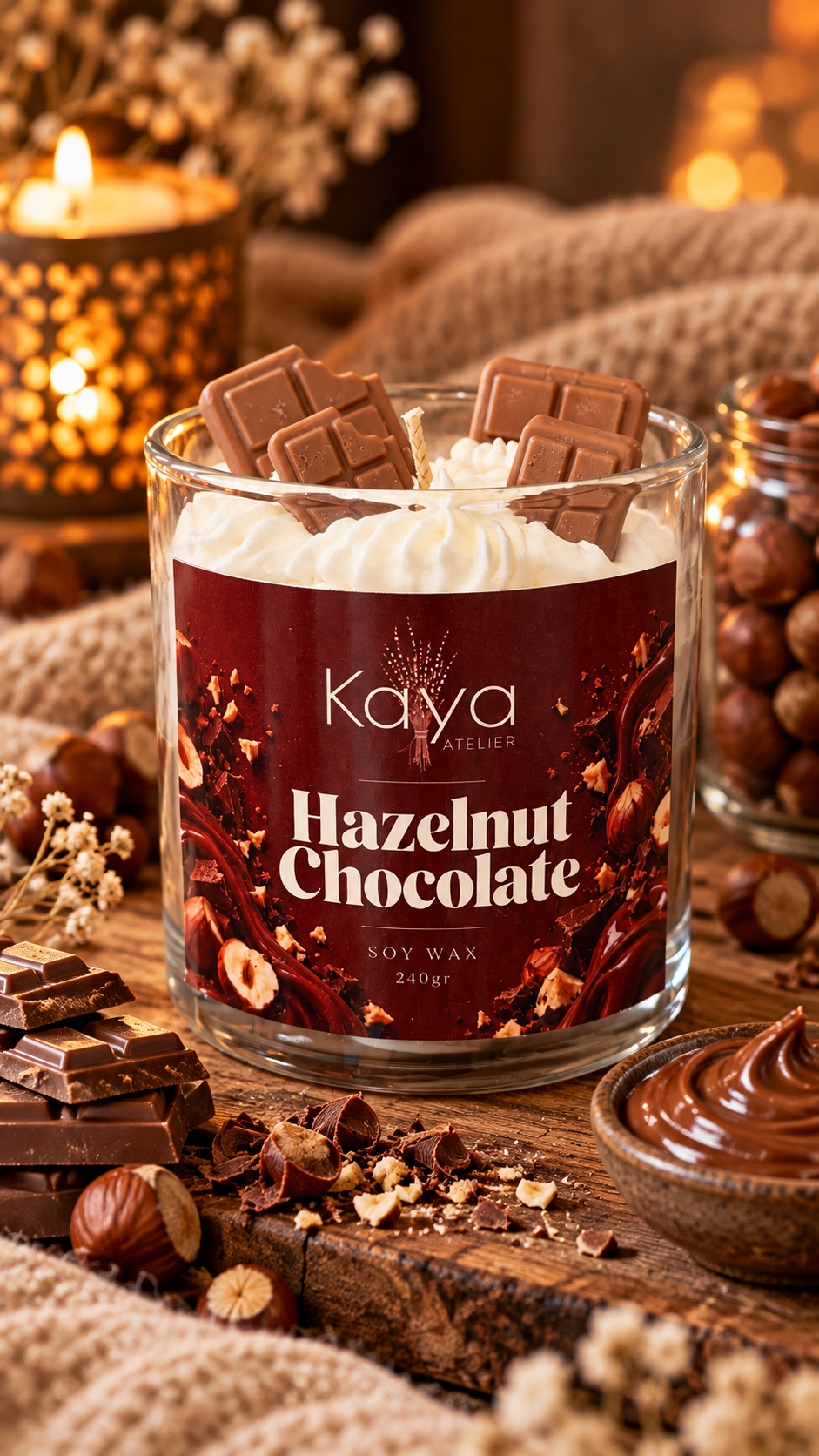 Hazelnut Chocolate candle