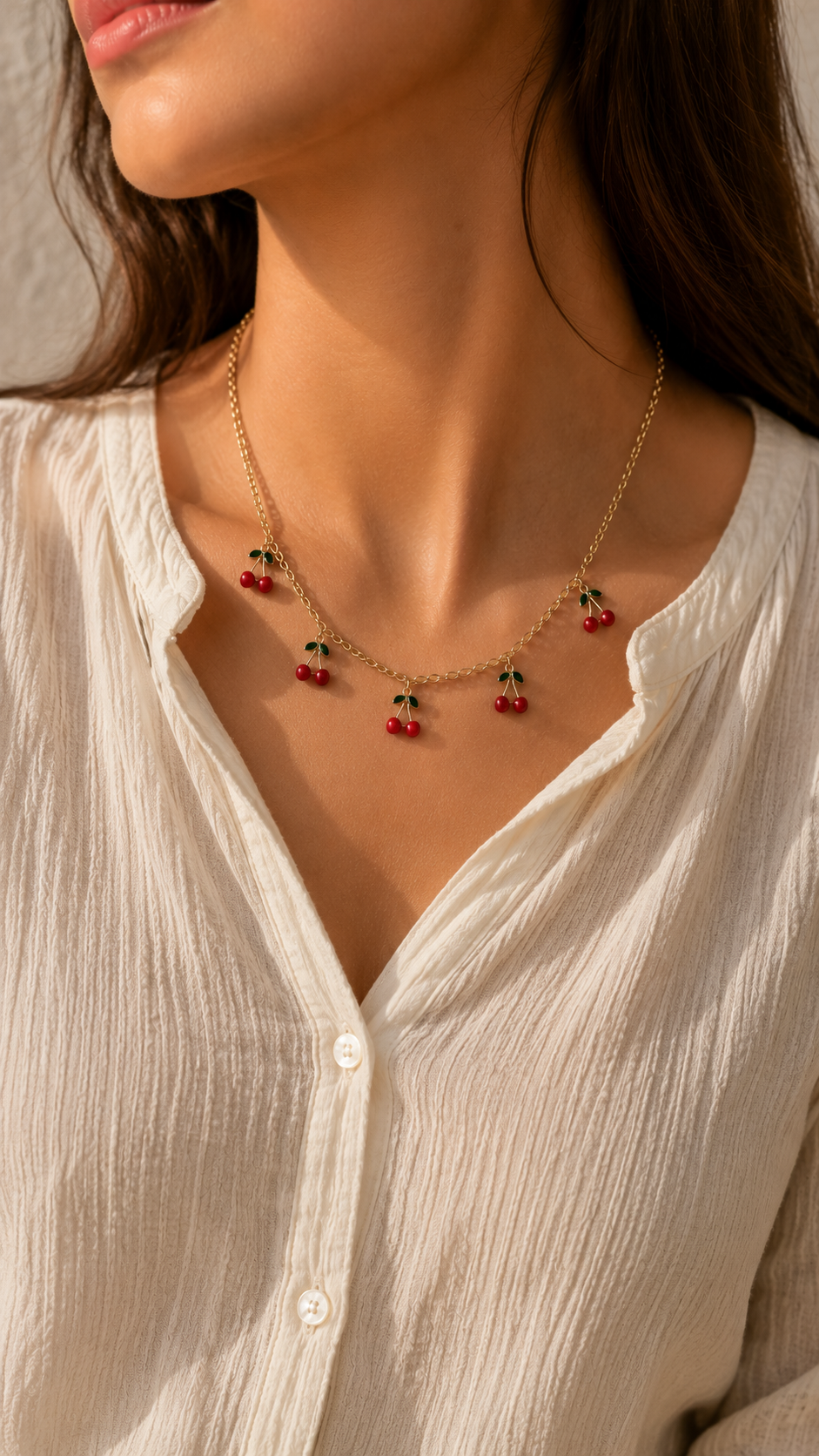 Sweet Cherry Necklace