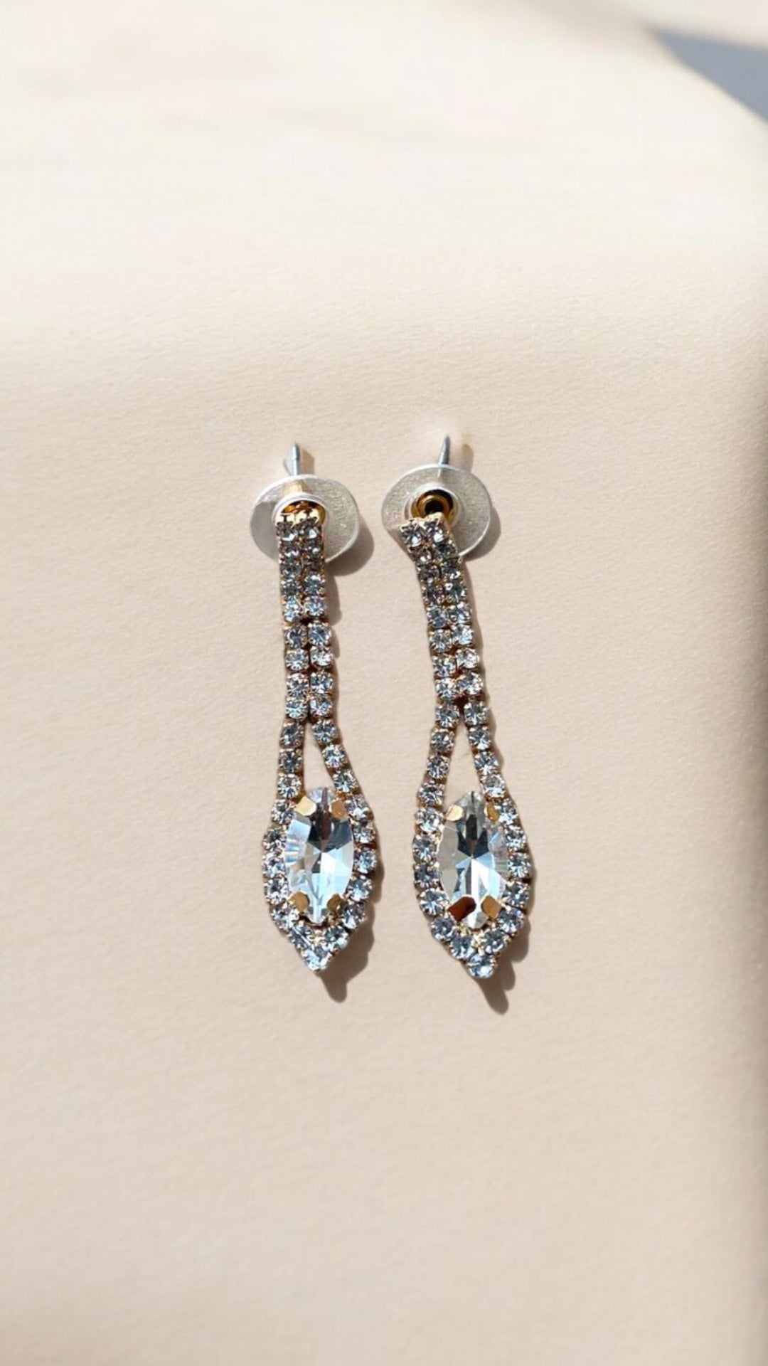 Too Glam Gold Earrings
