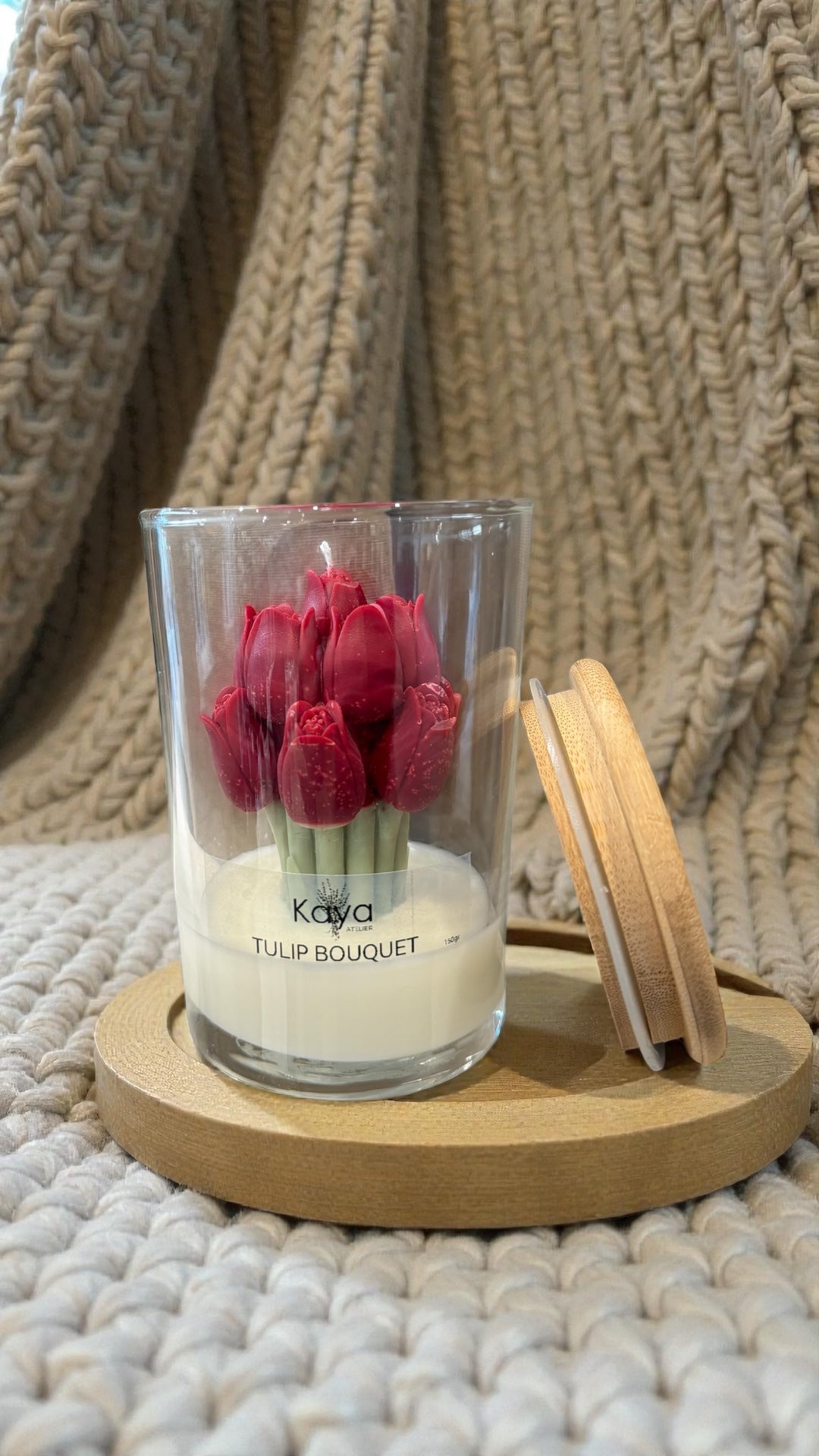 Tulip Bouquet candle
