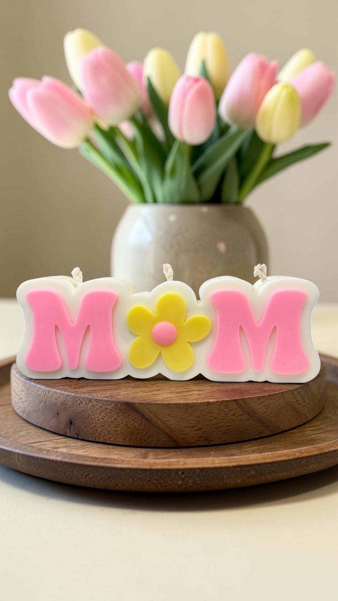 “The best mom” candle