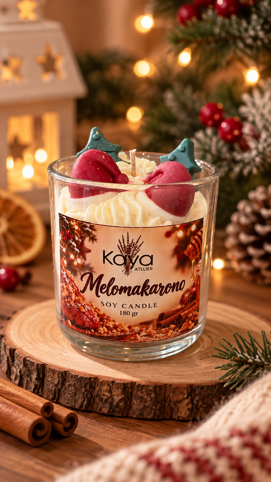 Merry Christmas candle