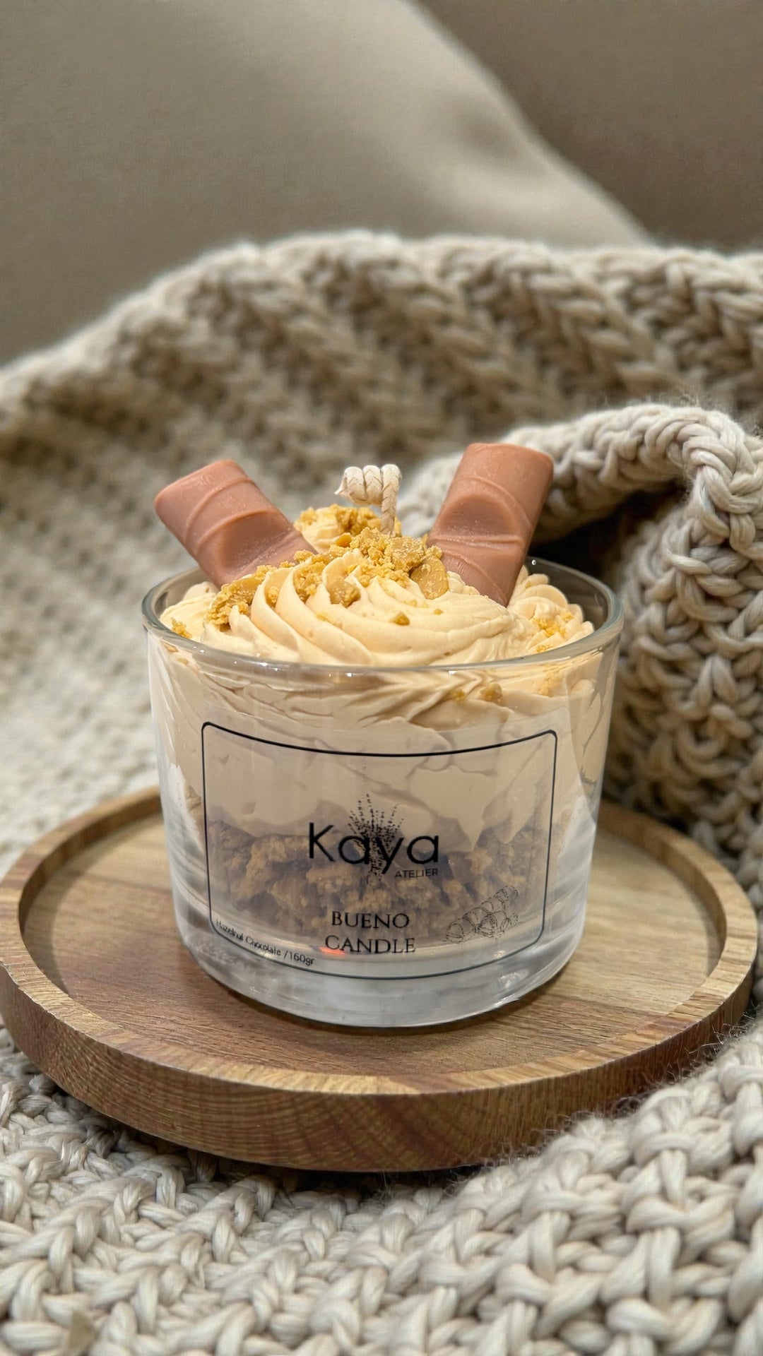 Creamy choco candle