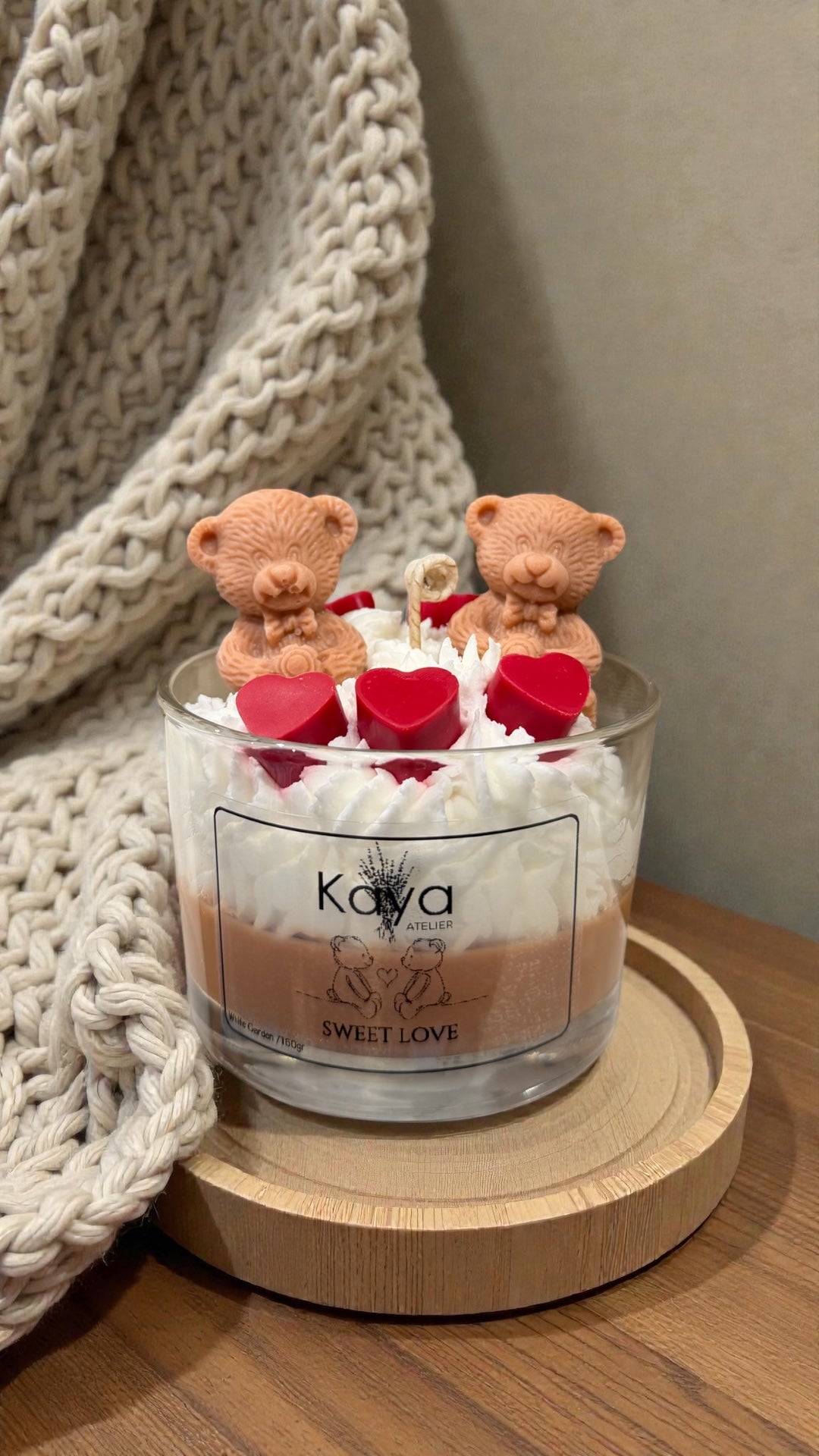 Sweet love candle