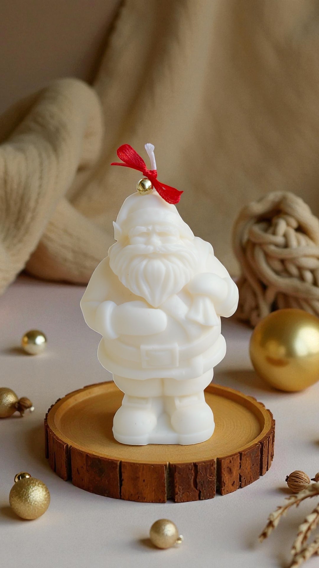 Hey Santa candle