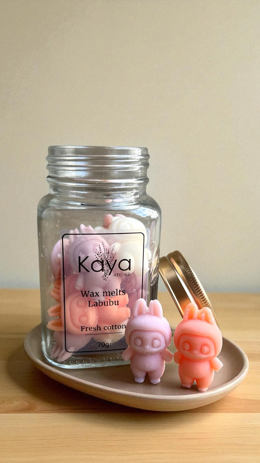 Wax melts Labubu