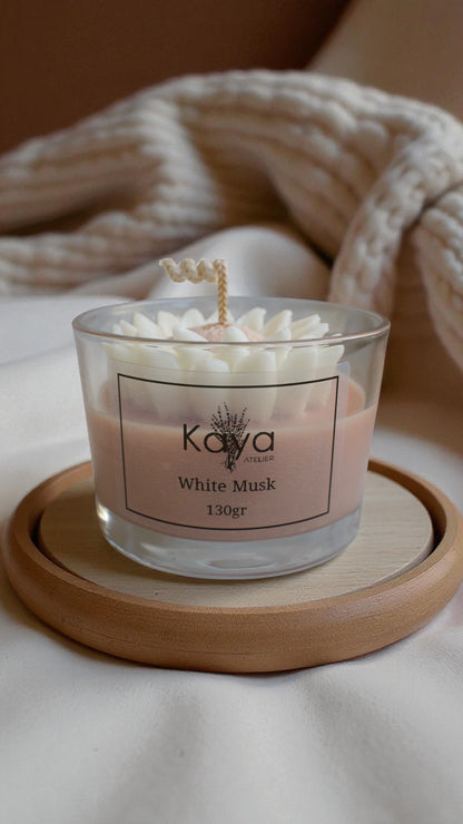White Serenity candle