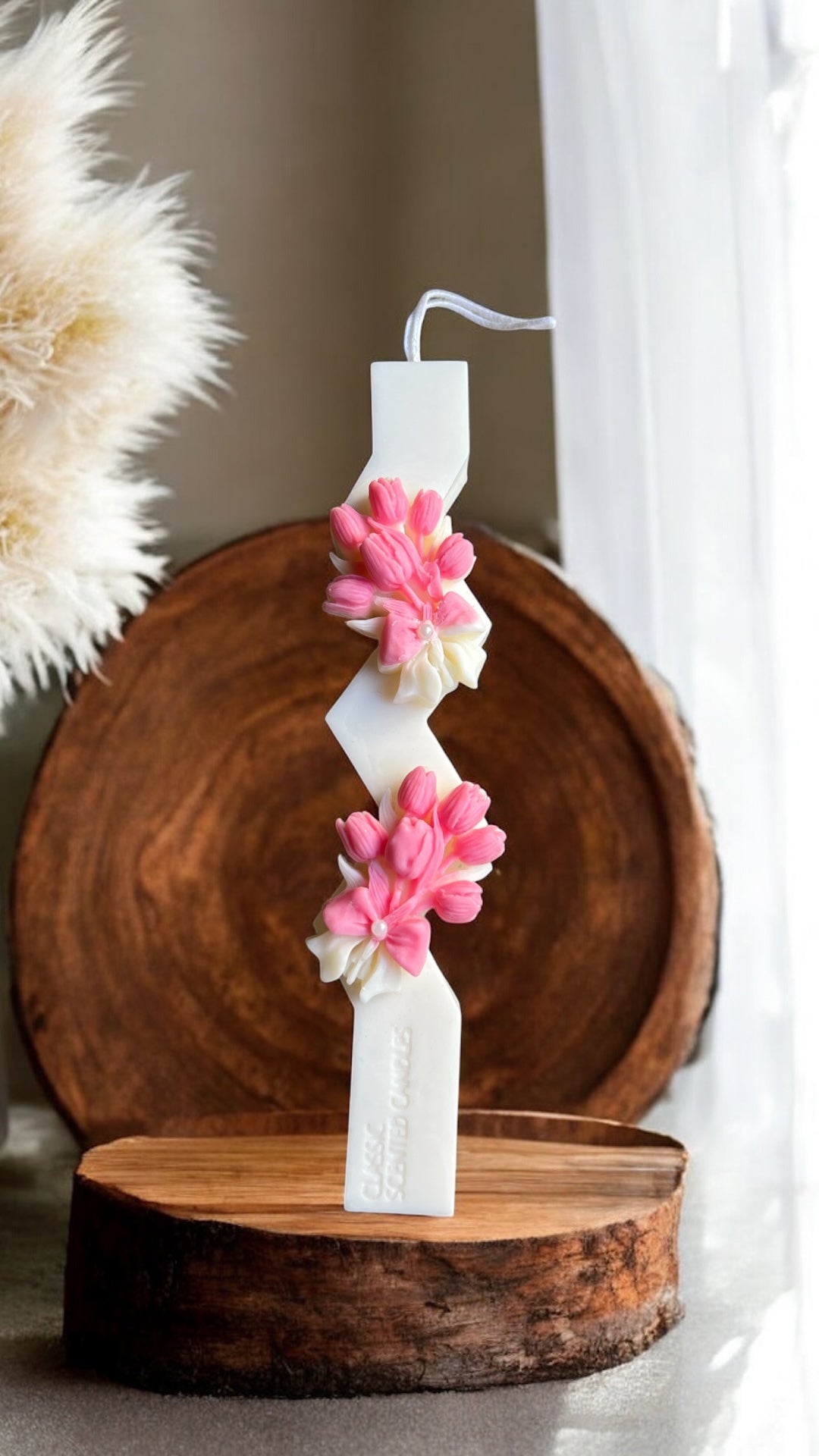 Easter candle Claire