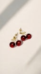Cherry Gold Earrings