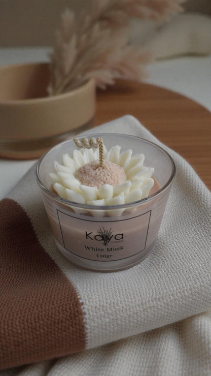 White Serenity candle