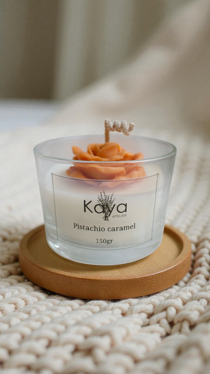 Caramel frost candle