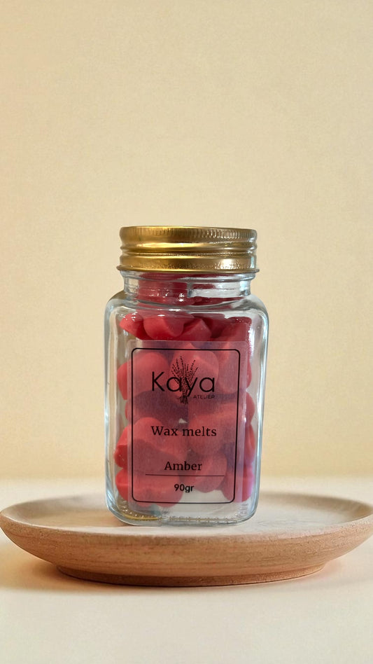 Wax melts Amber