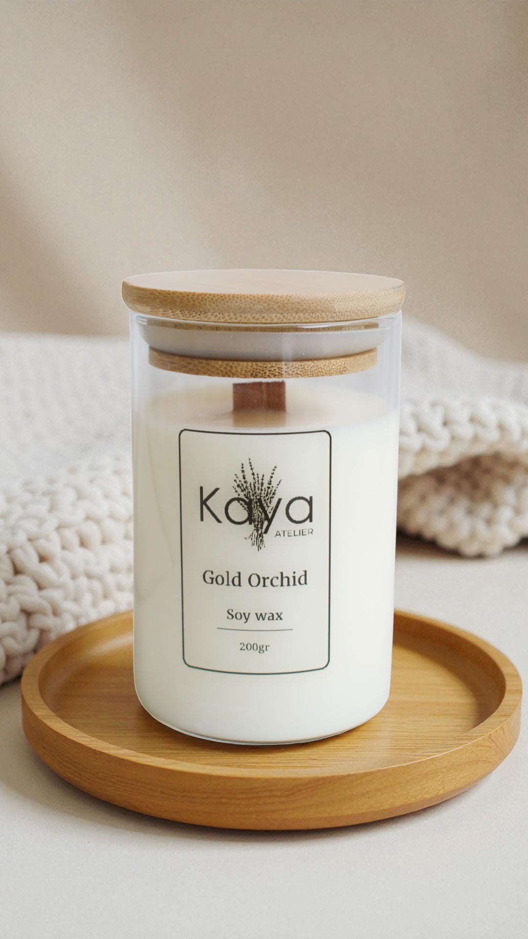 Winter Orchid candle