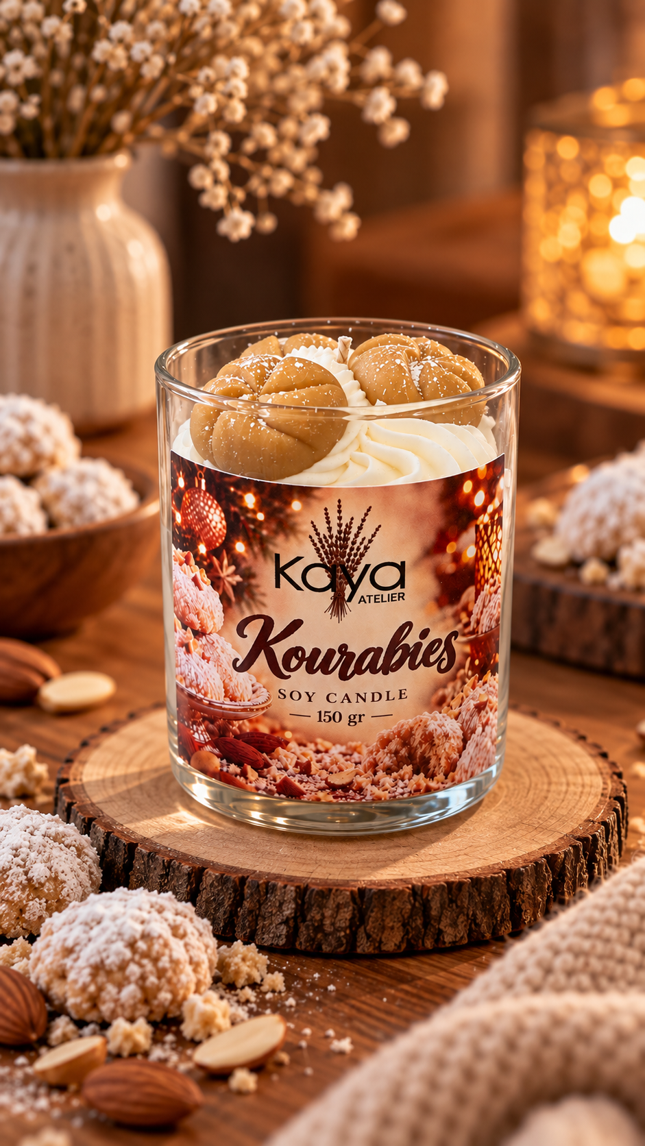 Kourabies candle