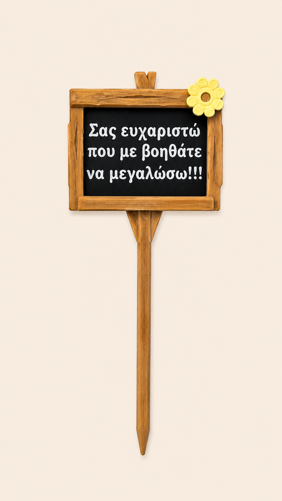 Σας ευχαριστώ που με βοηθάτε να μεγαλώσω