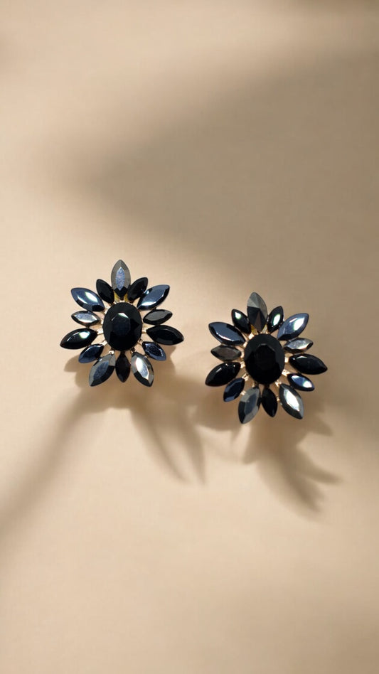 Almara Black Earrings