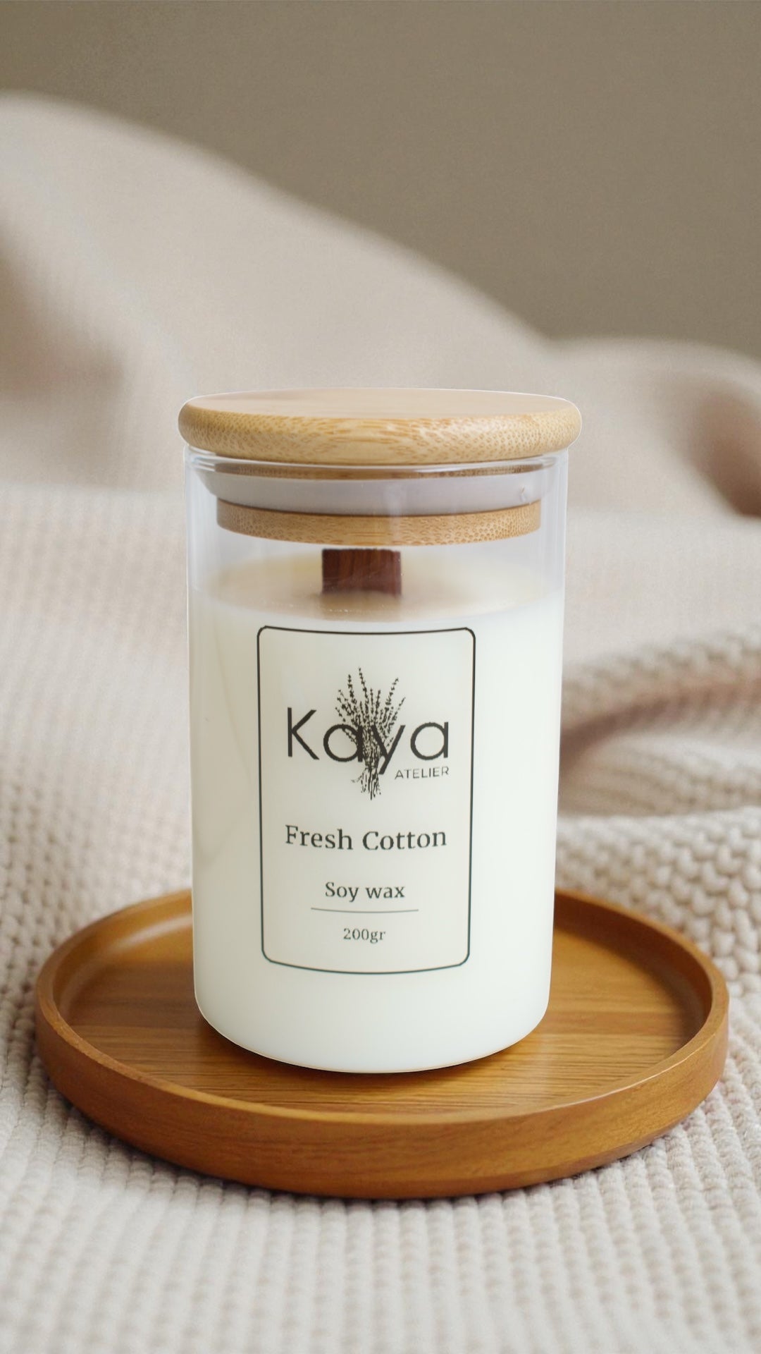 Pure Cotton candle