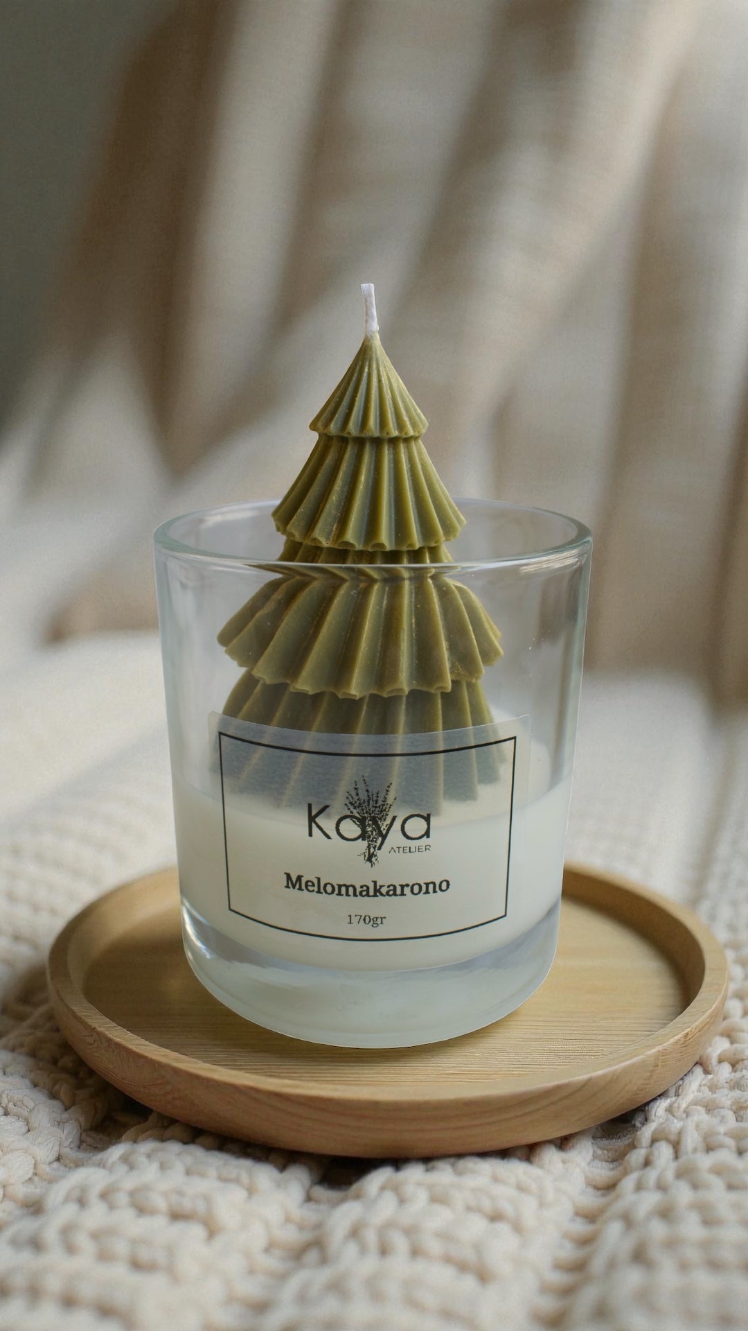 Christmas tree candle