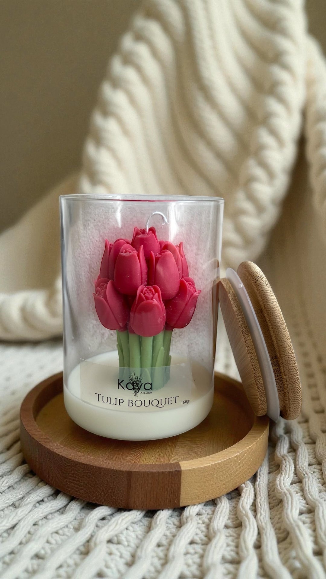 Tulip Bouquet Candle