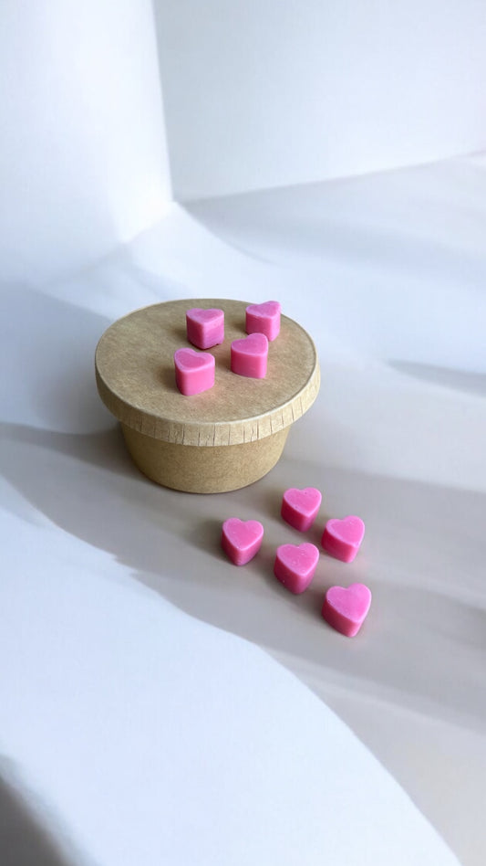Pink hearts Wax Melts