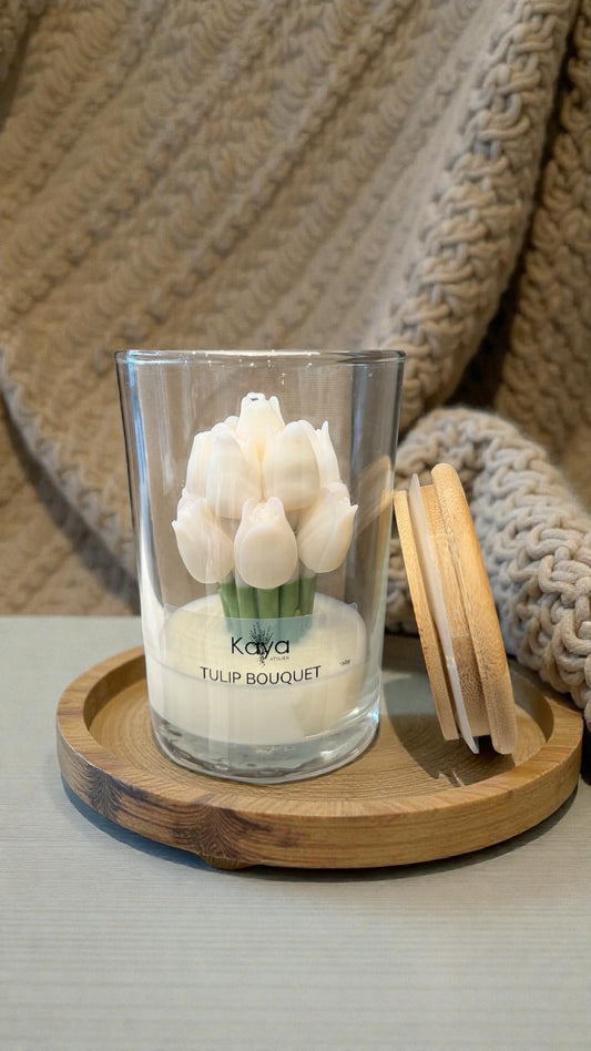 Tulip Bouquet candle