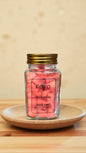 Wax melts Black sand