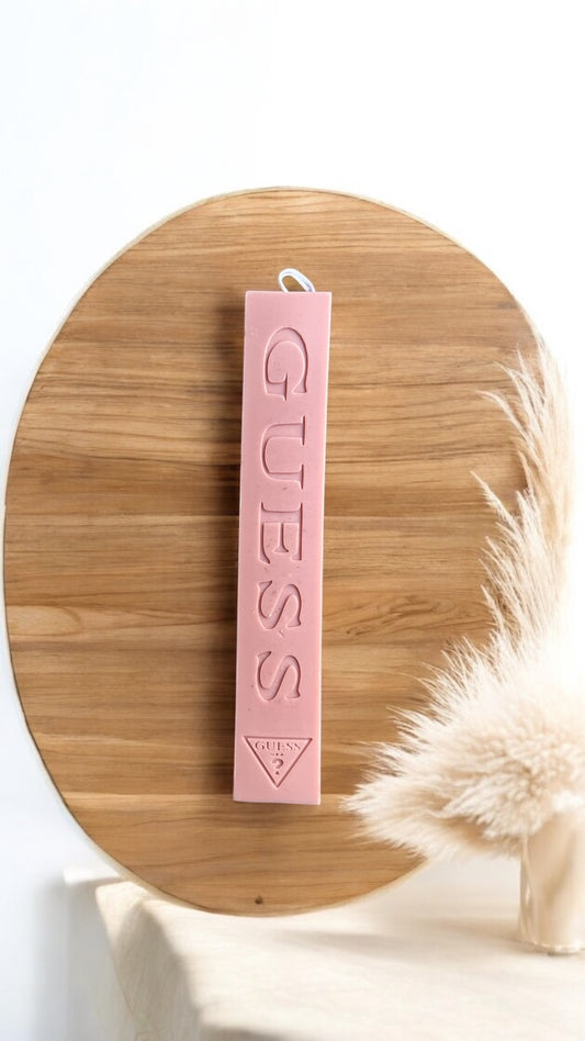 Easter candle Rosa