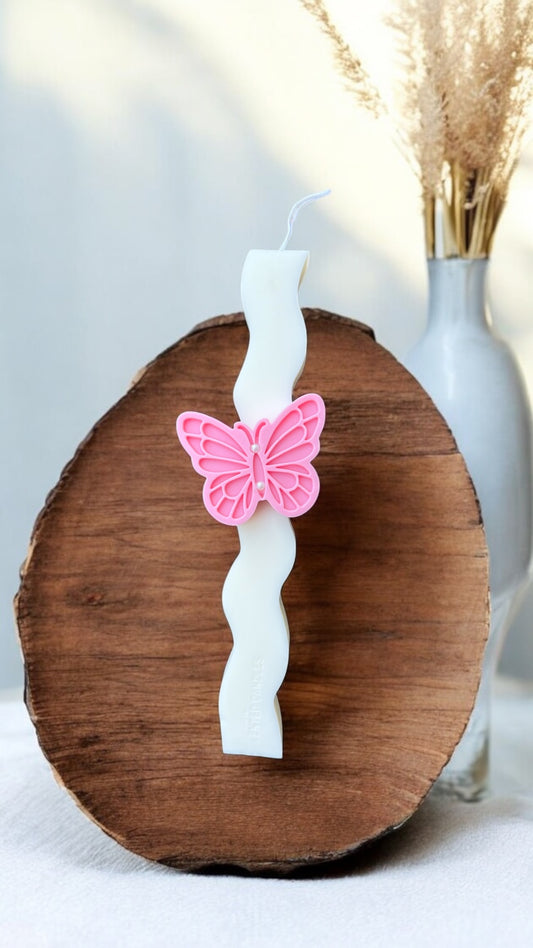 Easter candle Butterfly