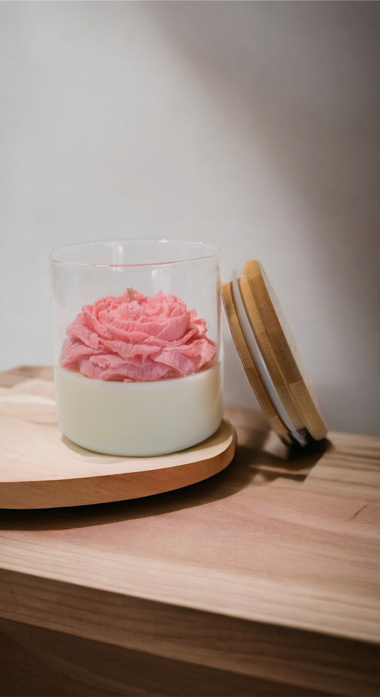 Peony candle