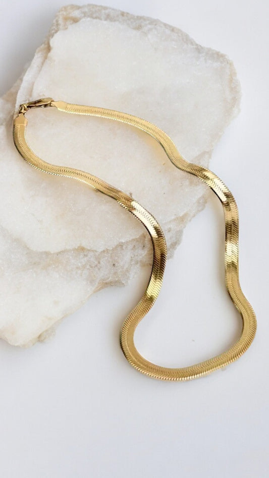 Snake Gold Necklace